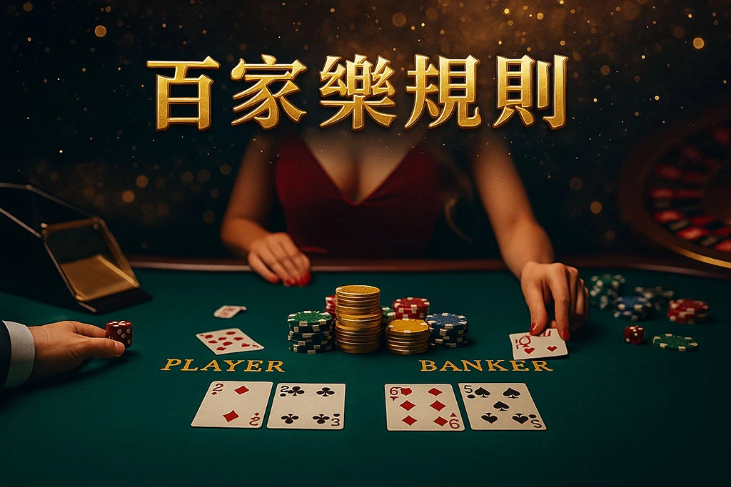 百家樂規則完整教學｜新手入門、補牌規則與玩法解析